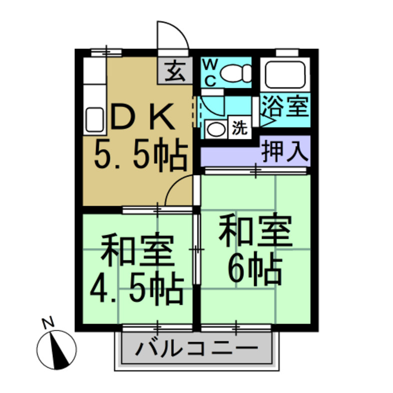 ゾンネハイムI号棟の間取り