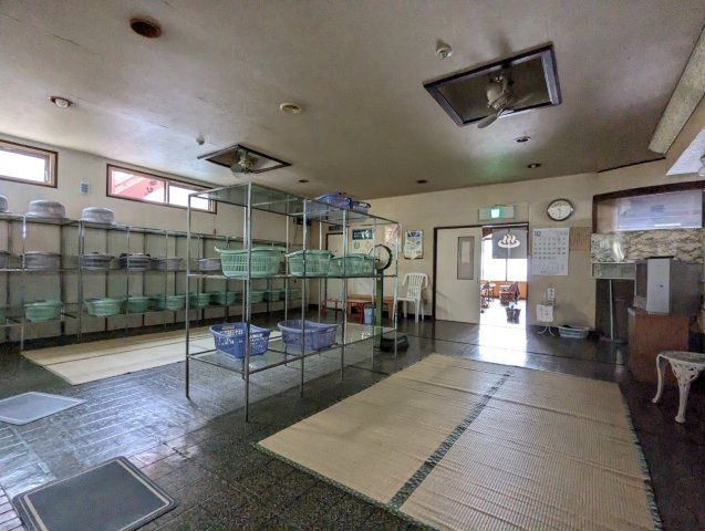 星が浦北2丁目　銭湯跡地のエントランス