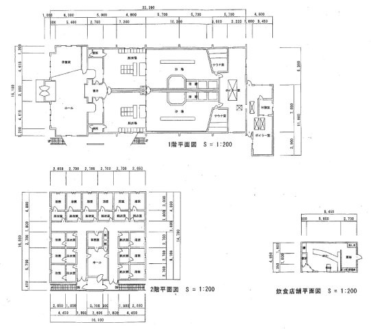 星が浦北2丁目　銭湯跡地の間取り