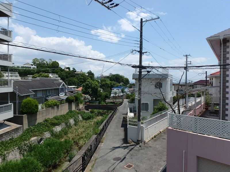 山芦屋町土地（古家付き）の展望|２階より南東方向を望む眺望