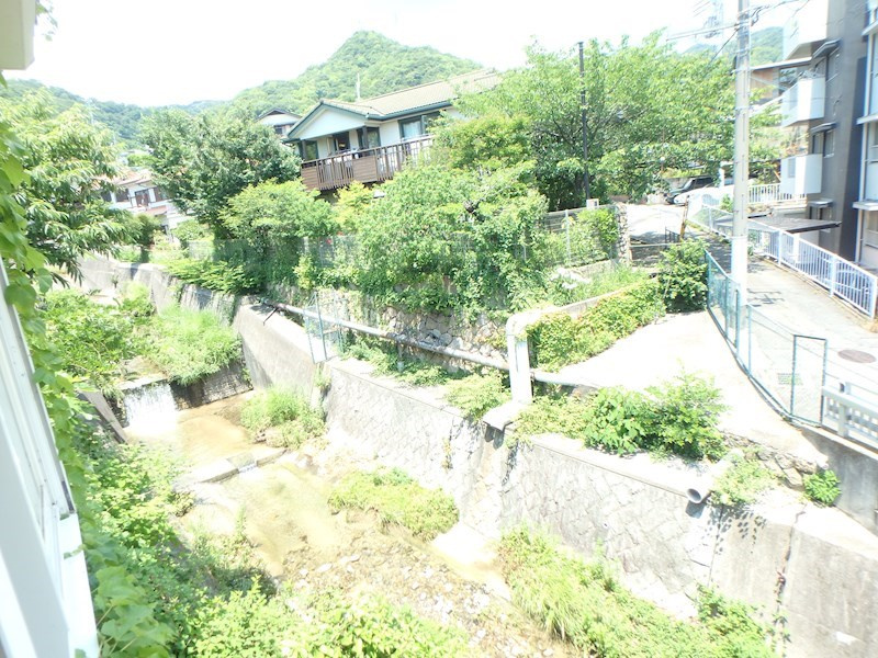 山芦屋町土地（古家付き）の展望|２階より北西方向を望む眺望