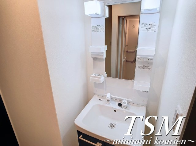 ジーメゾン寝屋川秦町アリビオの独立洗面台