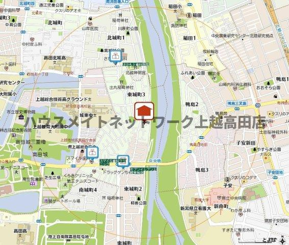 シャルマン城東Ⅱの地図|位置図
