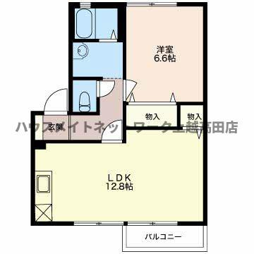 シャルマン城東Ⅱの間取り|間取図
