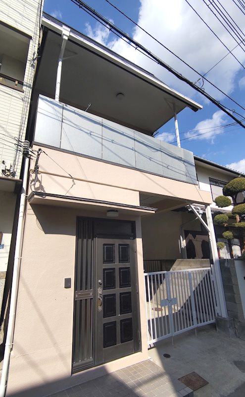 下河原通3丁目貸家の外観|外観は落ち着いています