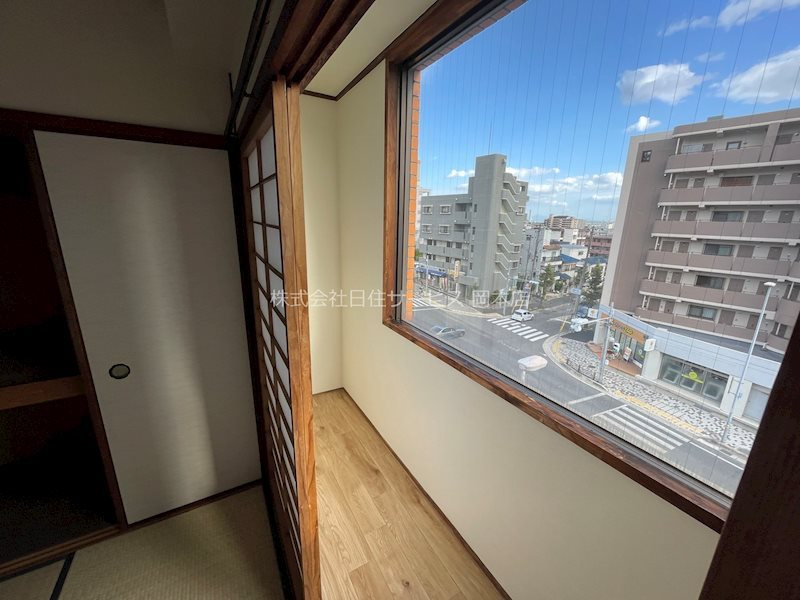 グリーンハイツ御影の展望|南側エンガワ部