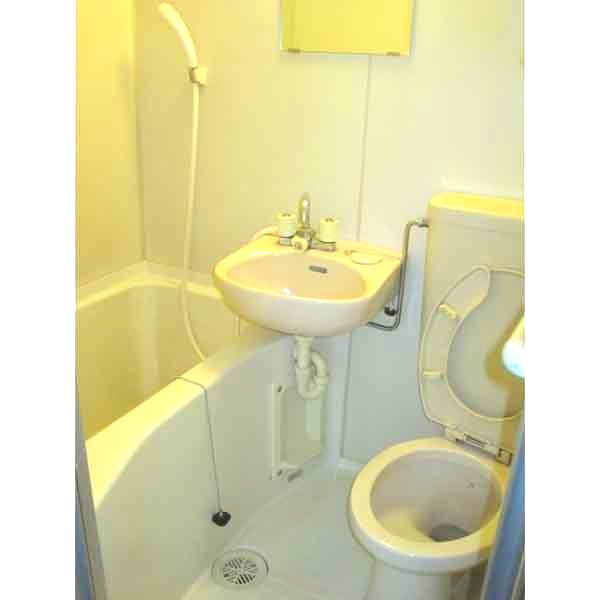 プチフルールの浴室|日々の疲れを癒すお風呂付です