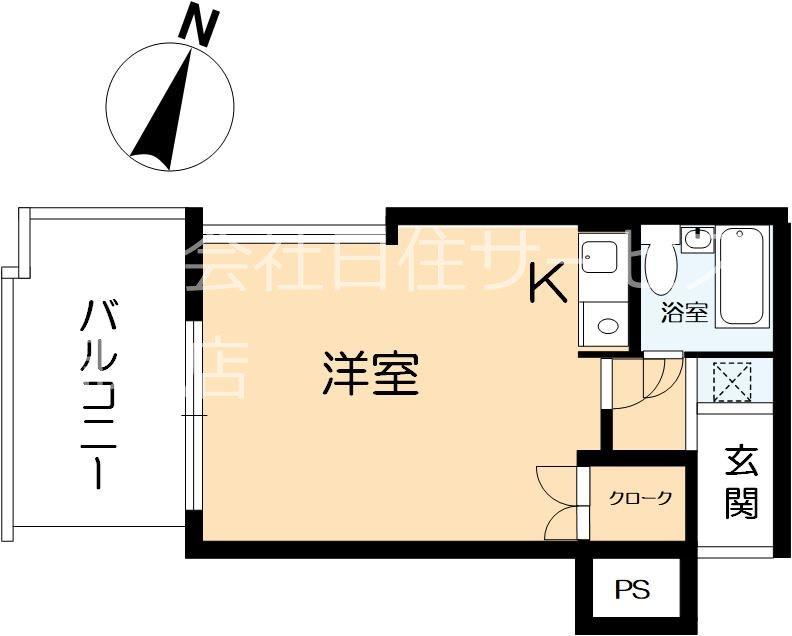 カサベラ岡本の間取り