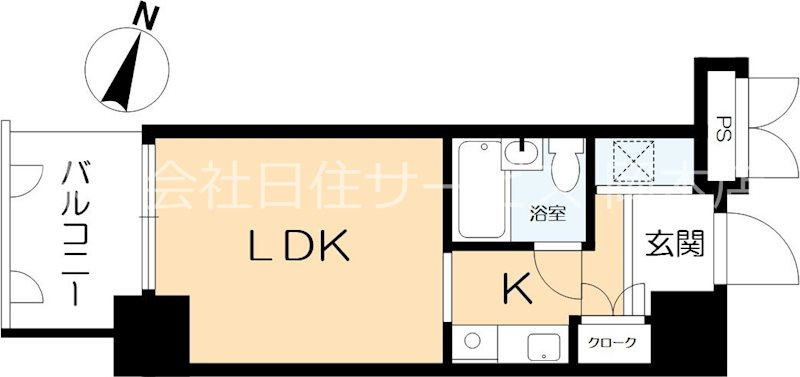 カサベラ岡本の間取り