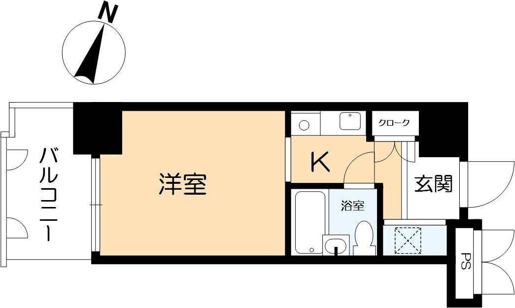 カサベラ岡本の間取り