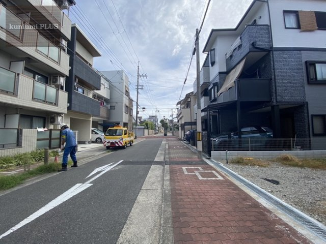 大阪市旭区新森5丁目の前面道路含む現地写真
