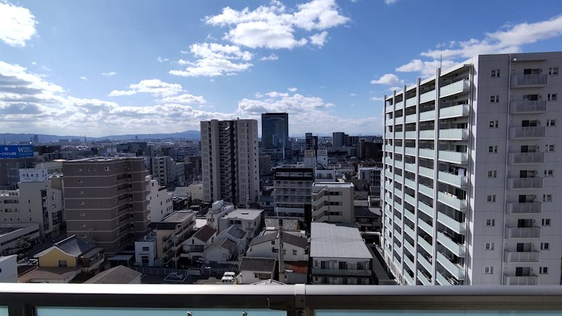 エステムコート高槻駅前エグゼの展望|南側の眺望（360°パノラマ画像もご参照下さい）