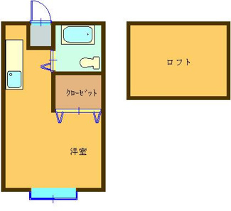 【間取り】 | クレスト石岡Ａ棟