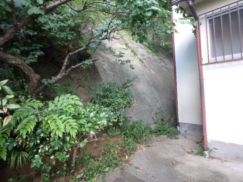 西宮市苦楽園四番町　土地のその他|裏側の斜面