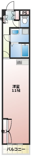 リバータウン原町の間取り