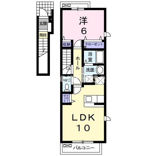 カルム　メゾンの間取り|間取図