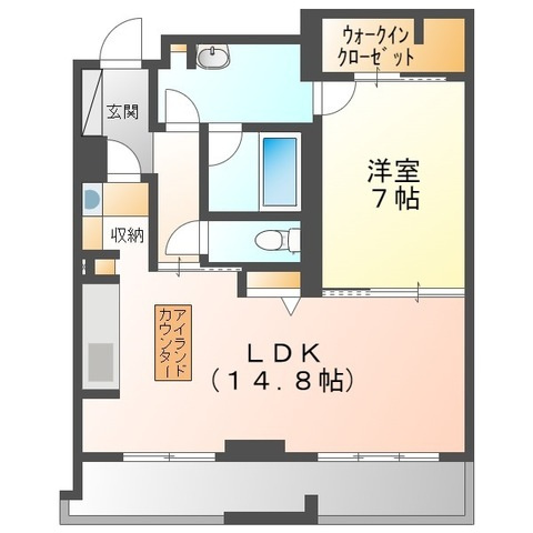 シャーメゾン上中野の間取り