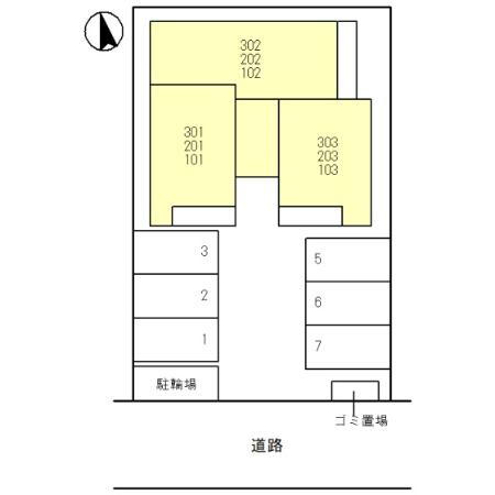 シエロアズールの区画図