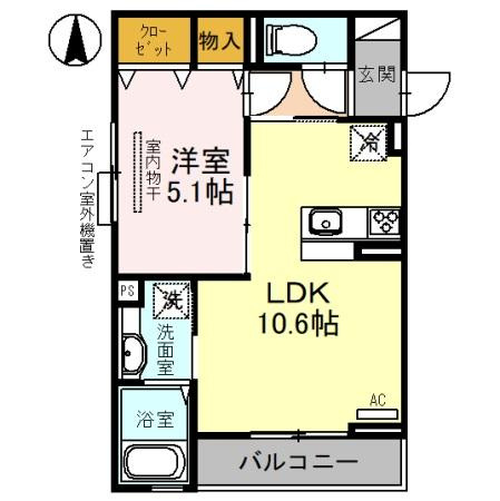 シエロアズールの間取り