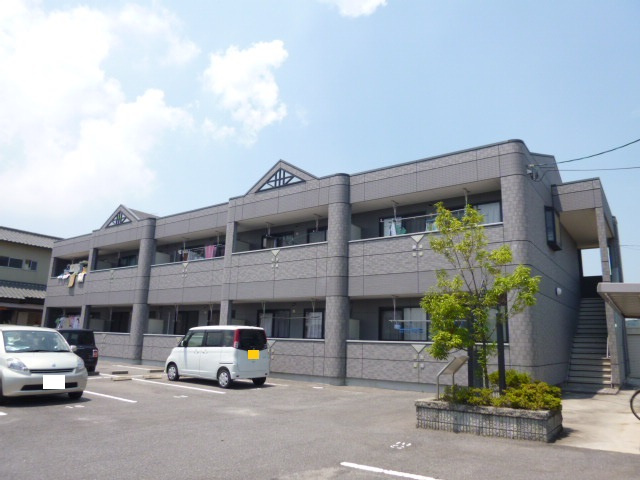 倉敷市連島１丁目のアパートの外観