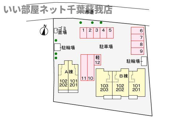 サブリエ　Ａの区画図