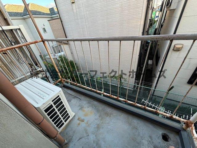 池田西町ハイツのバルコニー