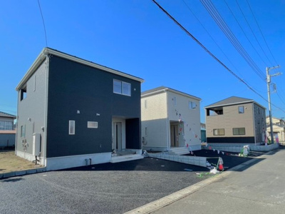 【外観】 | 香取市小見川4号棟 | ご見学はお気軽に0476-37-3888までお問合せ下さい！■住宅ローンのご相談は無料ですので、お気軽にご相談下さい！