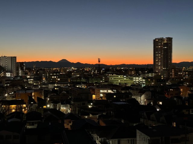 グローリオ蘆花公園ヴィラG棟の展望