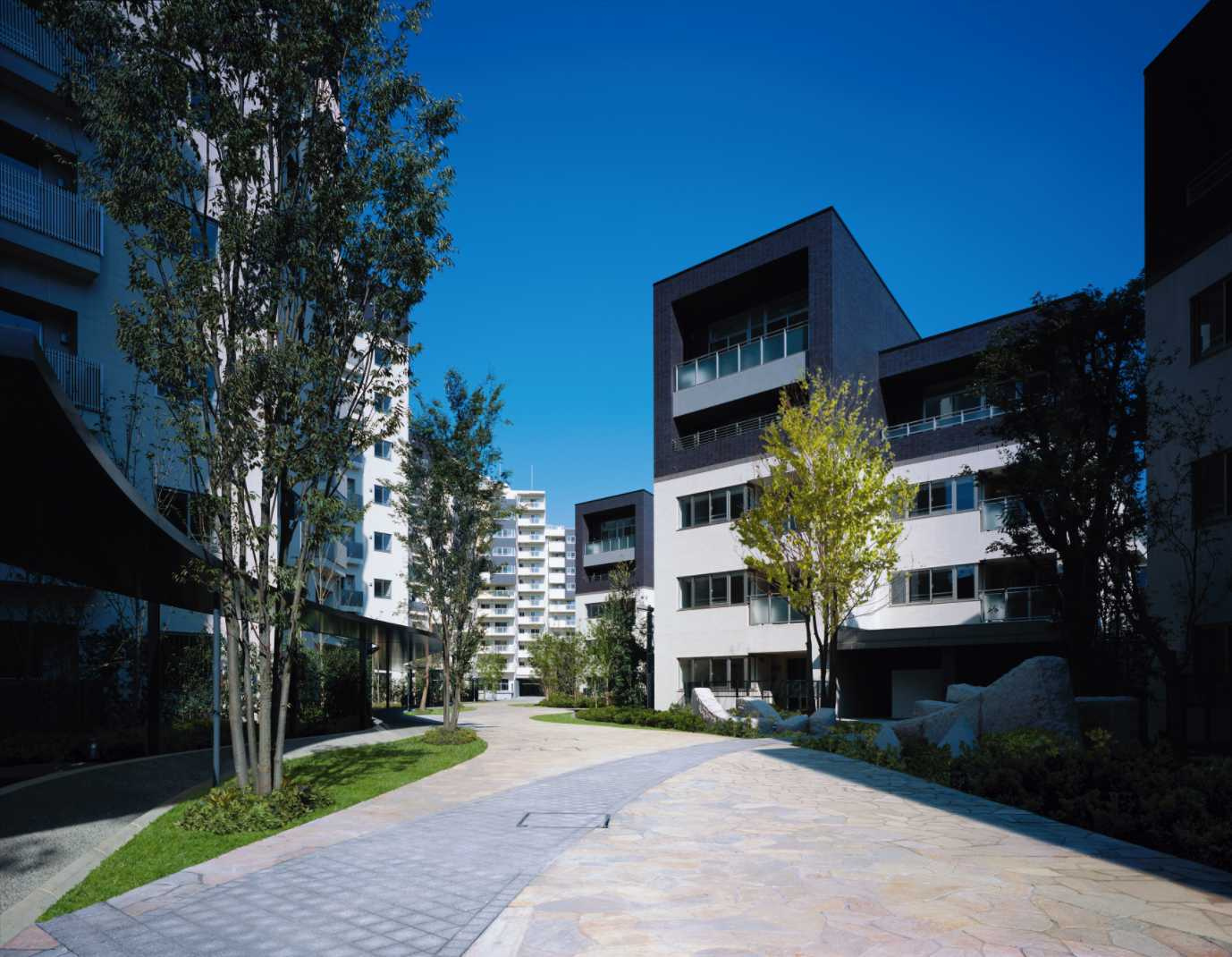 グローリオ蘆花公園ヴィラG棟の外観パース