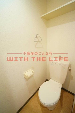 スウィートベル【キャッシュバック対象物件】のトイレ|シンプルで使いやすいトイレです