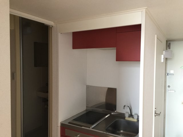 カーサスミレのキッチン|コンパクトなキッチンで掃除もラクラク