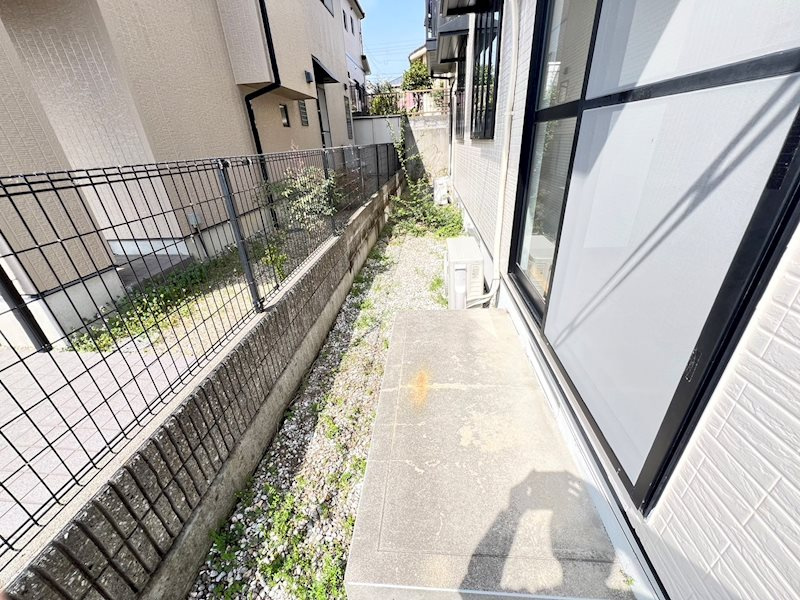 ハイツ北町　101の庭|お庭も活用できます