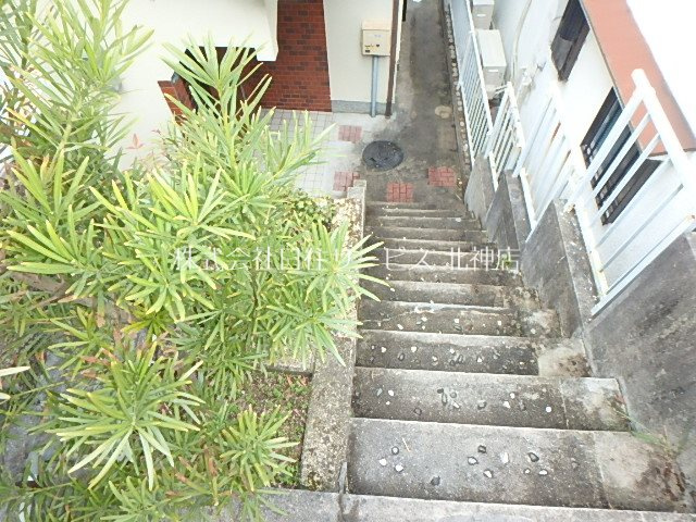 神戸市北区有野町唐櫃の一戸建ての外観|アプローチ