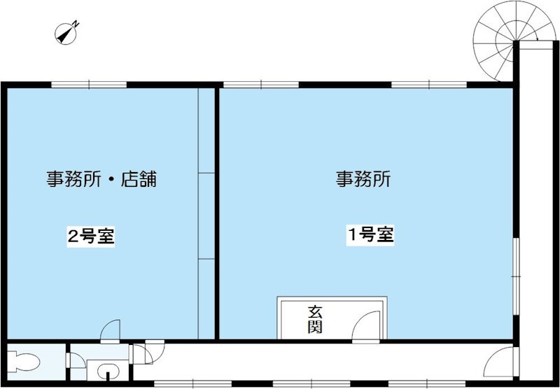 さつきビル　２号室の間取り