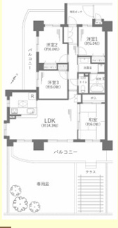 【間取り】 | 【ライオンズガーデン稲永】✨️仲介手数料無料✨️稲永小学校・港南中学校