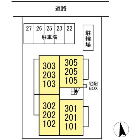 プランドールBの区画図