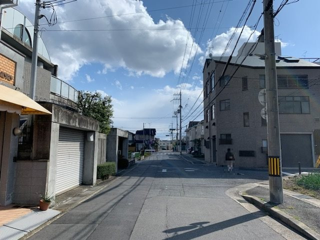 北区西賀茂榿ノ木町戸建の外観|北側から南を向いて撮影