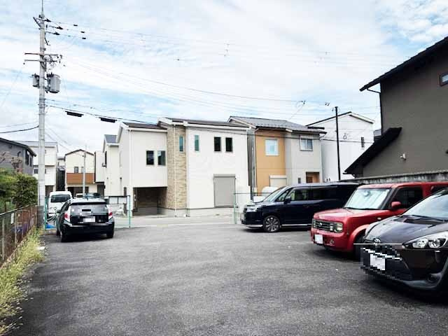 長岡京市長岡２丁目　土地の展望|敷地内から前面道路へ向いて撮影