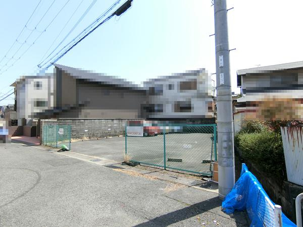 長岡京市長岡２丁目　土地の前面道路含む現地写真|現地写真