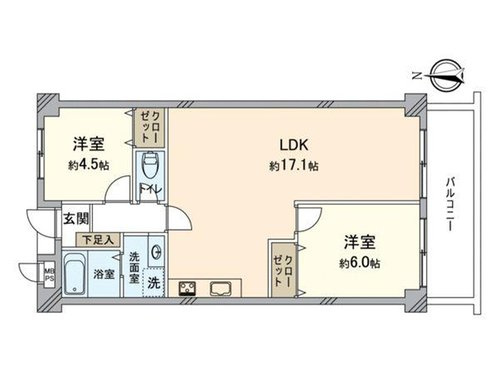 【間取り】 | ユニーブル藤井寺
