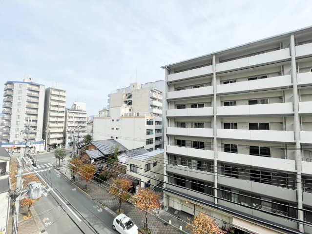 ザ・テラス京都グランターミナルの展望|東向きバルコニーからの眺望です