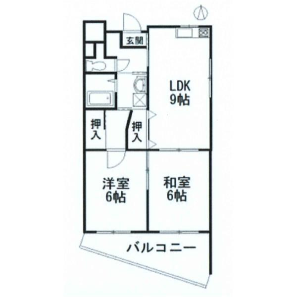 ヴィーヴル向日の間取り
