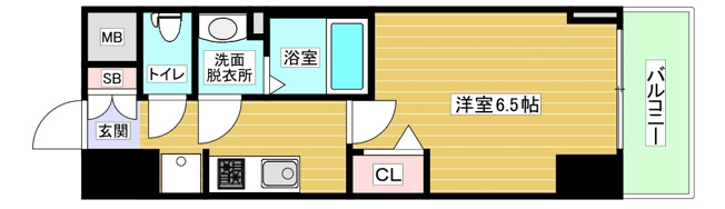 【間取り】 | プレサンス福島吉野ミナージ