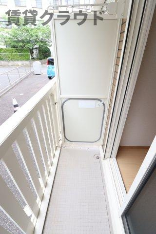 ルミエールAのバルコニー