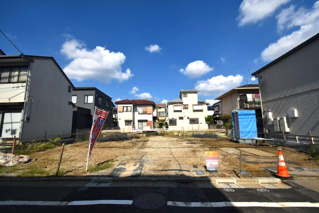 上荻3丁目・売地の外観