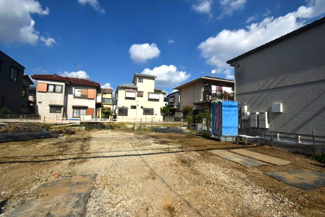 上荻3丁目・売地の外観