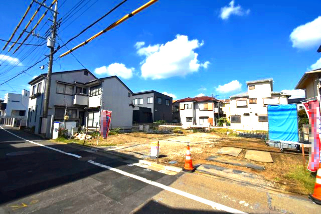 上荻3丁目・売地の外観