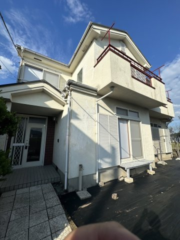 藤岡市鮎川　中古650の前面道路含む現地写真