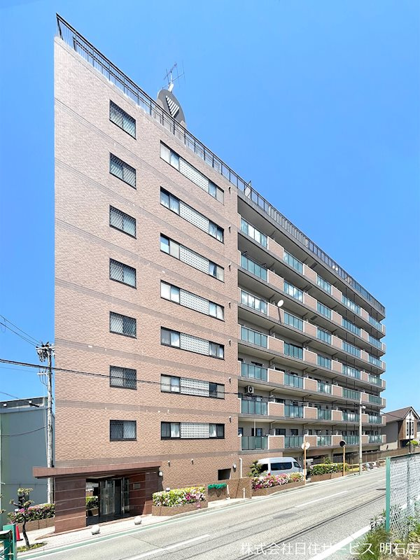 プレステージ明石大久保Ⅳの外観|2023年4月撮影