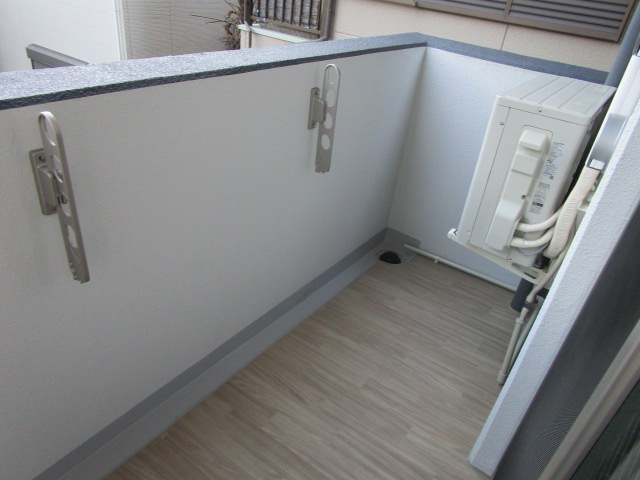 大阪市淀川区加島３丁目の賃貸マンションのバルコニー